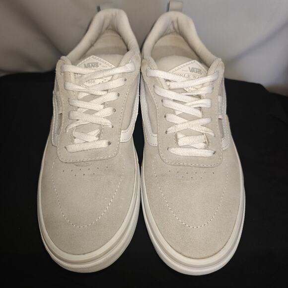 Vans Mens Size 7 Kyle Walker Pro Skateboard Chambray Suede / Canvas Gray White main image 12